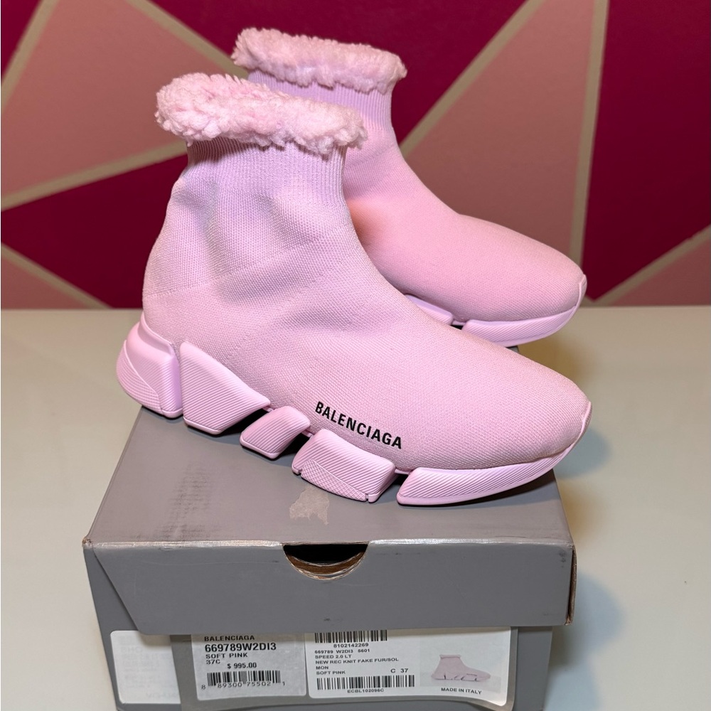 Balenciaga Speed 2.0 LT Women Sneakers - Pink - Picture 5 of 6